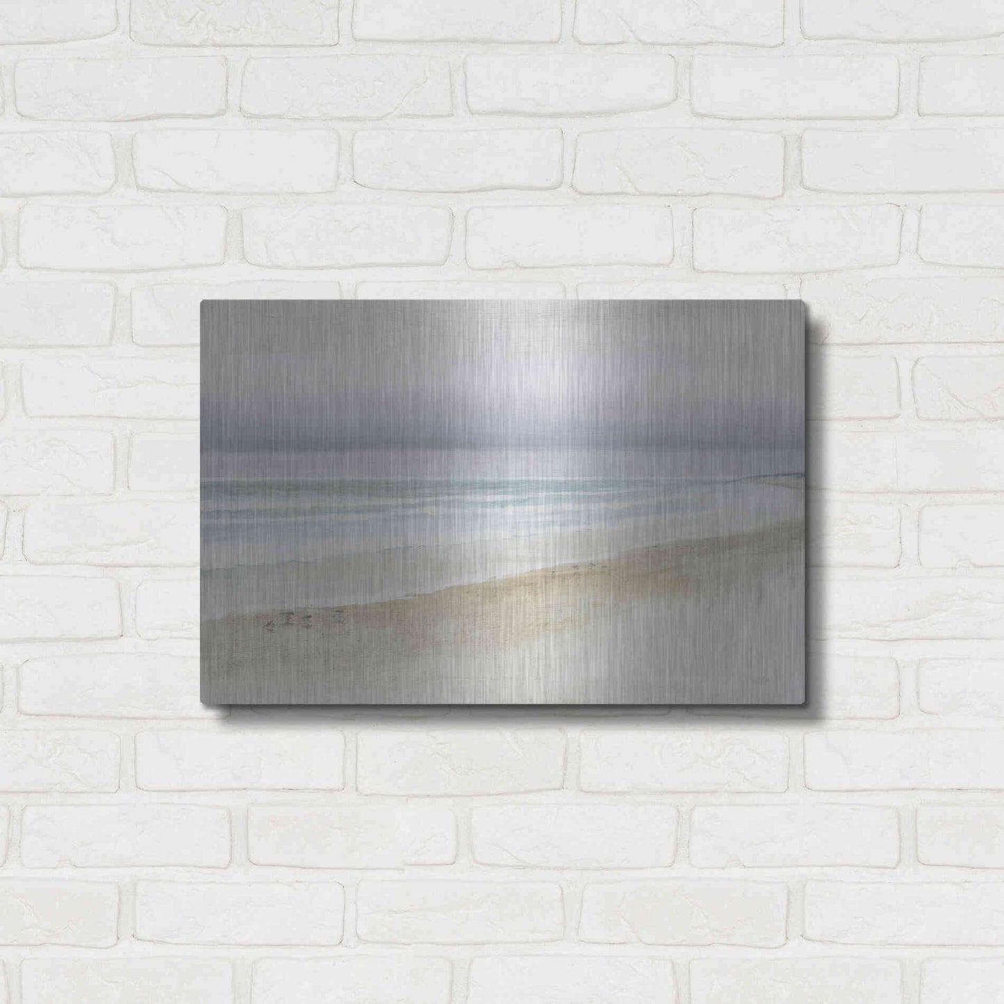 Luxe Metal Art 'Serene Seaside' by James Wiens, Metal Wall Art,24x16