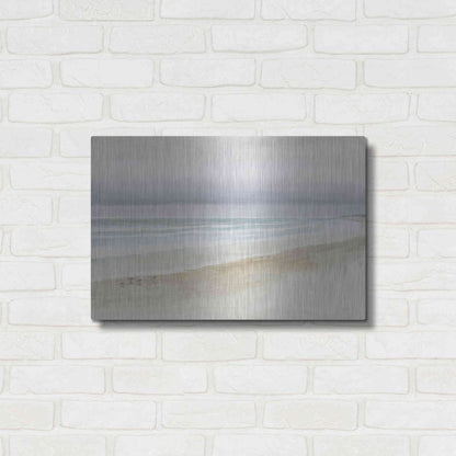 Luxe Metal Art 'Serene Seaside' by James Wiens, Metal Wall Art,24x16
