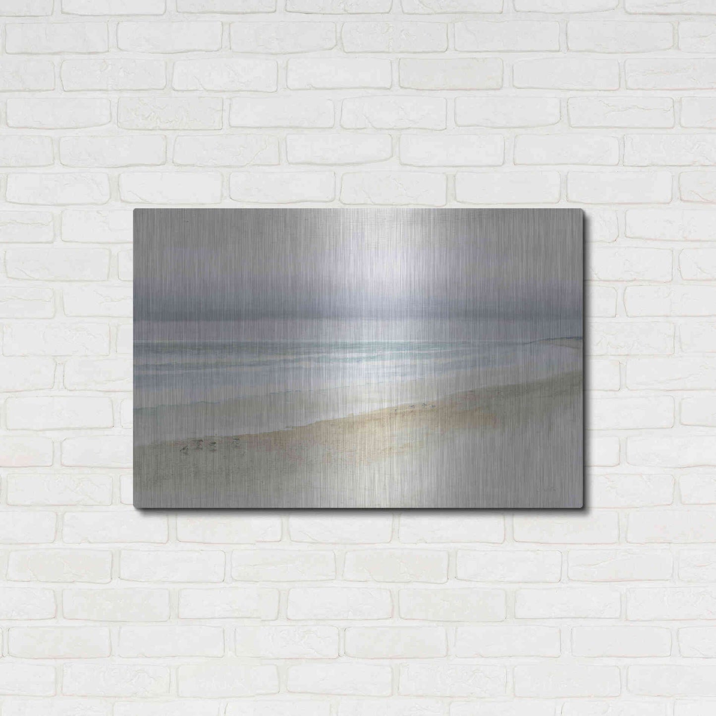 Luxe Metal Art 'Serene Seaside' by James Wiens, Metal Wall Art,36x24