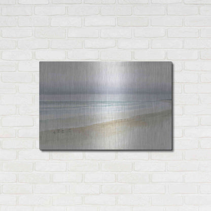 Luxe Metal Art 'Serene Seaside' by James Wiens, Metal Wall Art,36x24