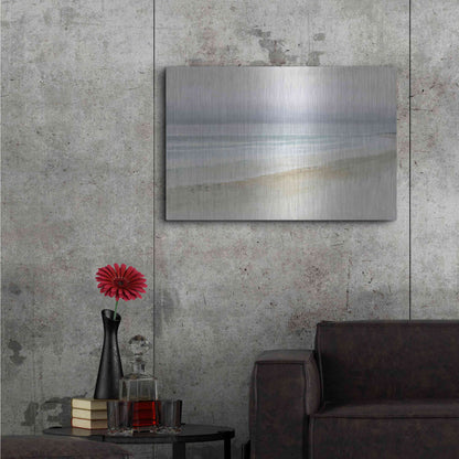Luxe Metal Art 'Serene Seaside' by James Wiens, Metal Wall Art,36x24