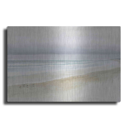 Luxe Metal Art 'Serene Seaside' by James Wiens, Metal Wall Art