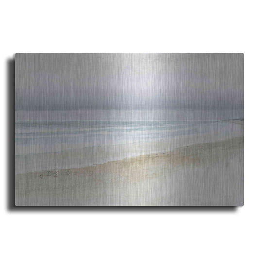 Luxe Metal Art 'Serene Seaside' by James Wiens, Metal Wall Art