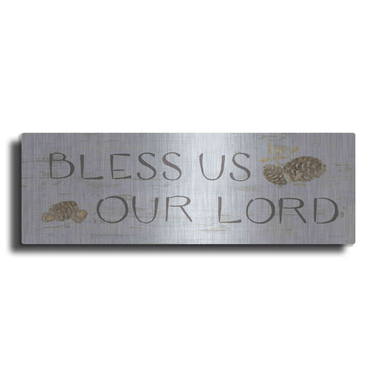 Luxe Metal Art 'Beautiful Bounty Sign II' by James Wiens, Metal Wall Art