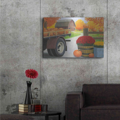 Luxe Metal Art 'Autumn Affinity I' by James Wiens, Metal Wall Art,36x24