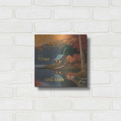 Luxe Metal Art 'Quiet Evening II' by James Wiens, Metal Wall Art,12x12