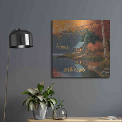 Luxe Metal Art 'Quiet Evening II' by James Wiens, Metal Wall Art,24x24