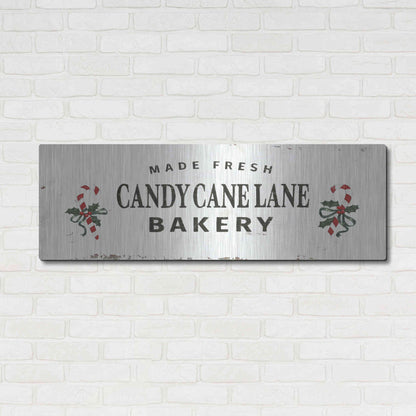 Luxe Metal Art 'Christmas in the Heartland V' by James Wiens, Metal Wall Art,48x16