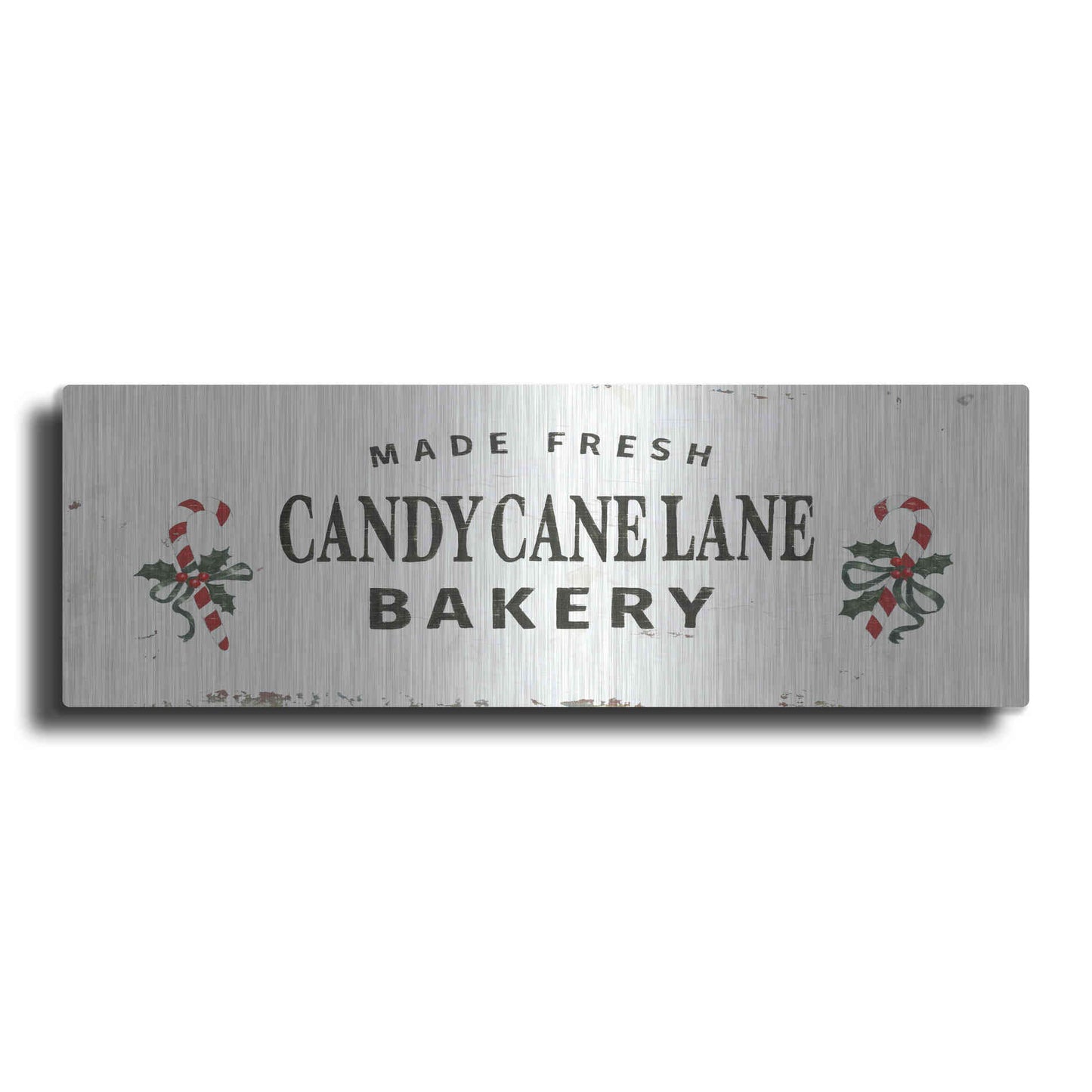 Luxe Metal Art 'Christmas in the Heartland V' by James Wiens, Metal Wall Art