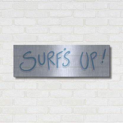 Luxe Metal Art 'Beach Ride XI' by James Wiens, Metal Wall Art,36x12