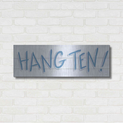 Luxe Metal Art 'Beach Ride XII' by James Wiens, Metal Wall Art,36x12