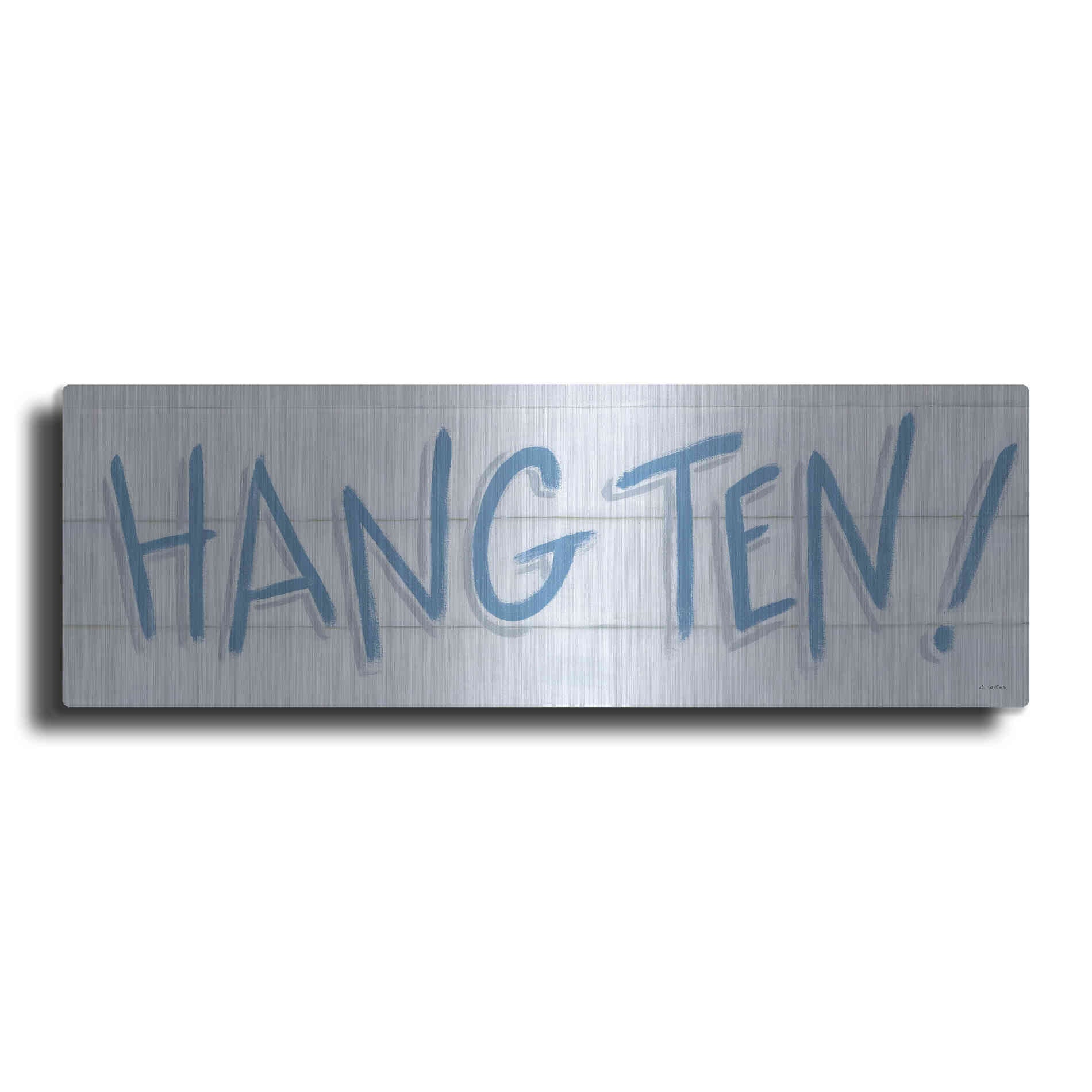 Luxe Metal Art 'Beach Ride XII' by James Wiens, Metal Wall Art