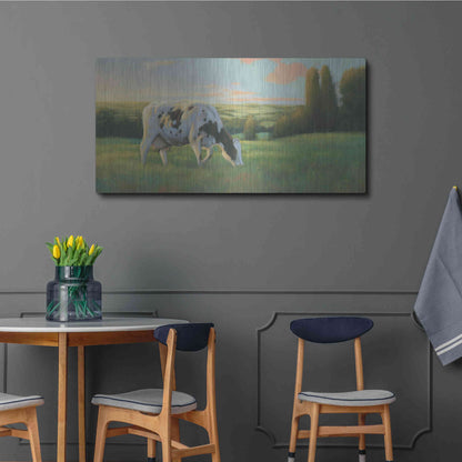 Luxe Metal Art 'Farm Life I' by James Wiens, Metal Wall Art,48x24