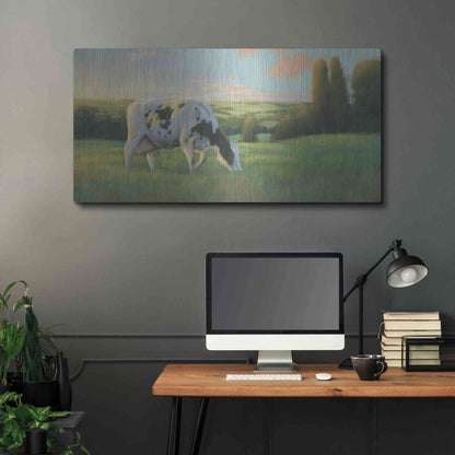Luxe Metal Art 'Farm Life I' by James Wiens, Metal Wall Art,48x24