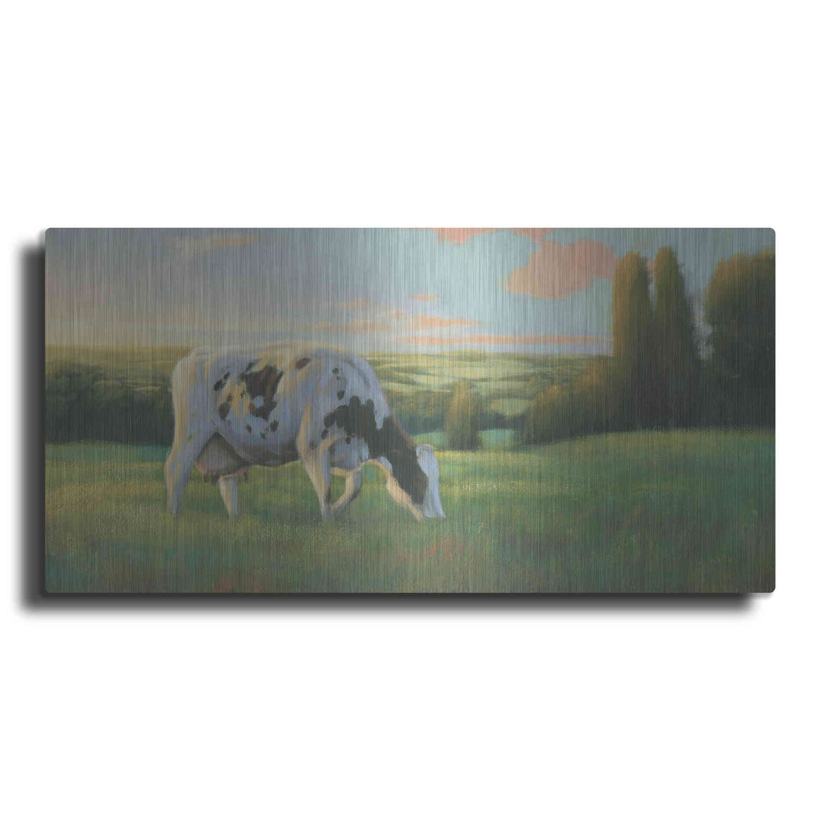 Luxe Metal Art 'Farm Life I' by James Wiens, Metal Wall Art