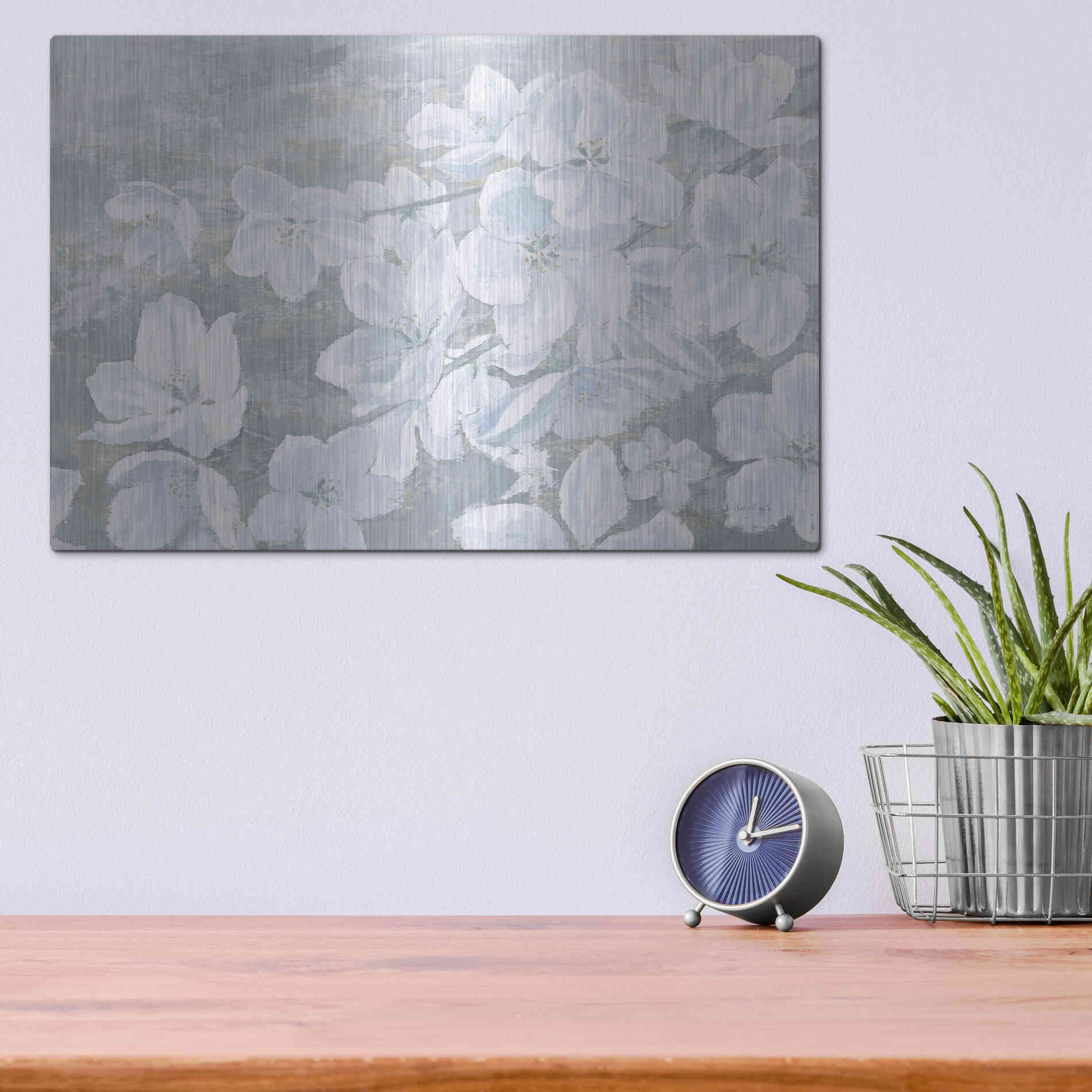 Luxe Metal Art 'Grand Array I' by James Wiens, Metal Wall Art,16x12