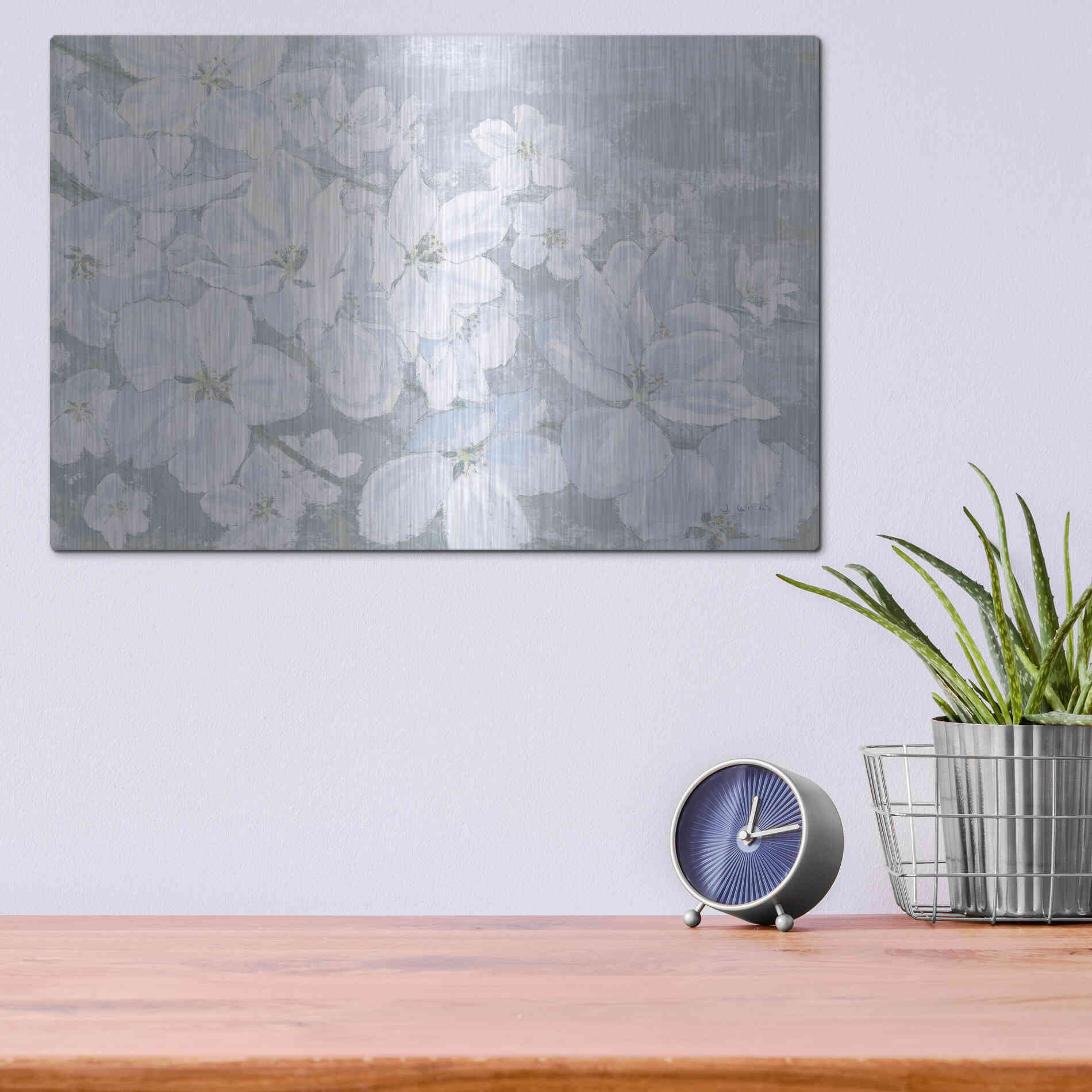 Luxe Metal Art 'Grand Array II' by James Wiens, Metal Wall Art,16x12