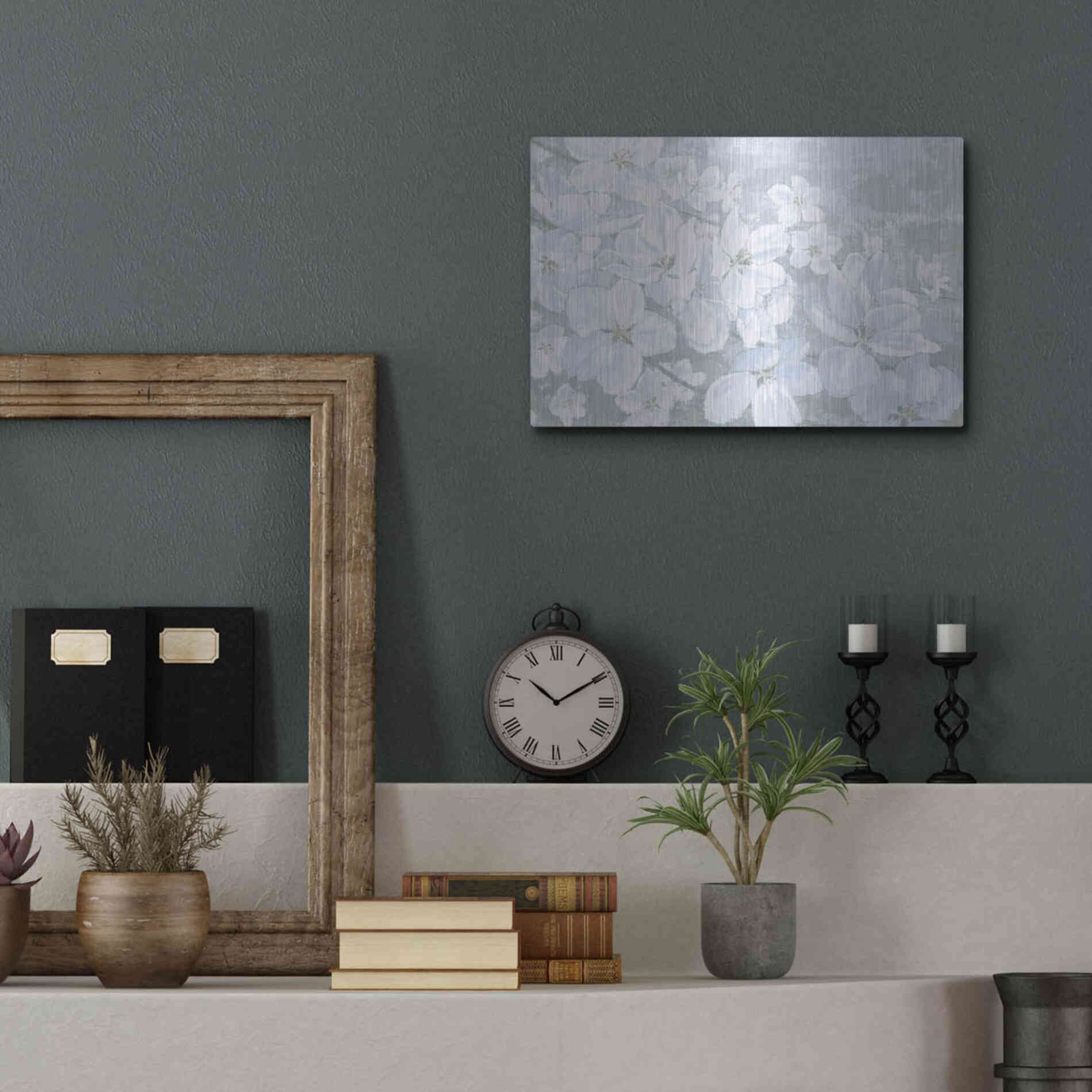 Luxe Metal Art 'Grand Array II' by James Wiens, Metal Wall Art,16x12