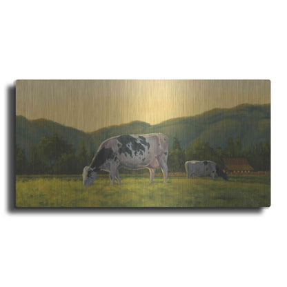 Luxe Metal Art 'Farm Life III' by James Wiens, Metal Wall Art