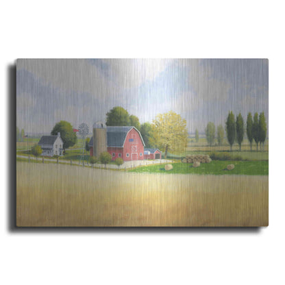 Luxe Metal Art 'Land of the Brave' by James Wiens, Metal Wall Art