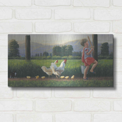 Luxe Metal Art 'Fearless Leader' by James Wiens, Metal Wall Art,24x12