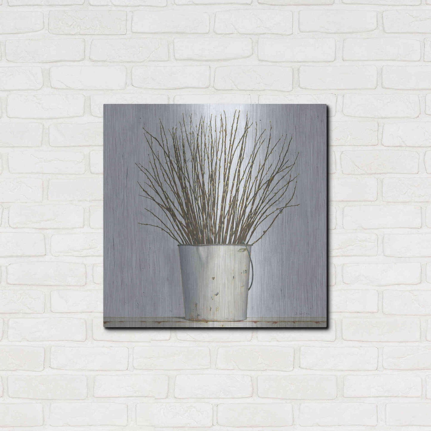 Luxe Metal Art 'Early Spring' by James Wiens, Metal Wall Art,24x24