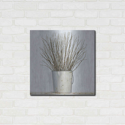 Luxe Metal Art 'Early Spring' by James Wiens, Metal Wall Art,24x24