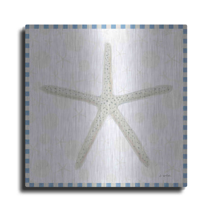Luxe Metal Art 'Beach Days III' by James Wiens, Metal Wall Art