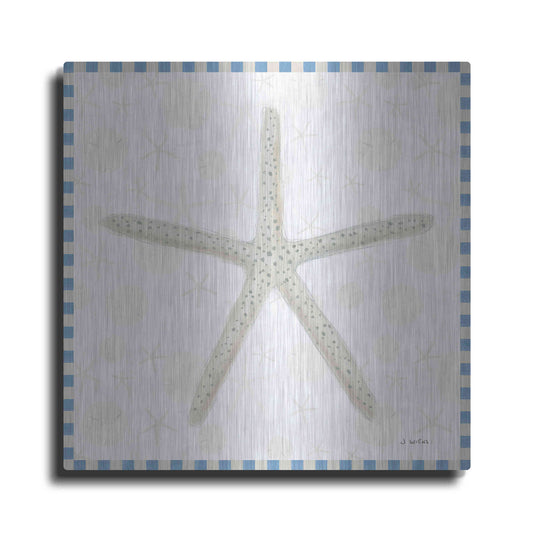 Luxe Metal Art 'Beach Days III' by James Wiens, Metal Wall Art