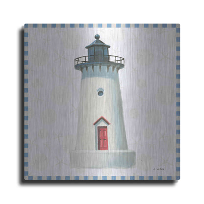 Luxe Metal Art 'Beach Days VI' by James Wiens, Metal Wall Art