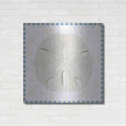 Luxe Metal Art 'Beach Days VII' by James Wiens, Metal Wall Art,36x36