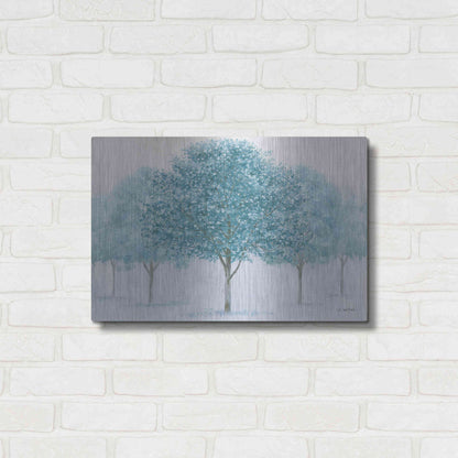 Luxe Metal Art 'Peaceful Grove' by James Wiens, Metal Wall Art,24x16