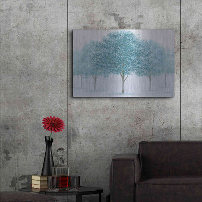 Luxe Metal Art 'Peaceful Grove' by James Wiens, Metal Wall Art,36x24