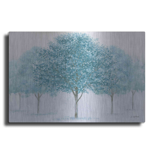 Luxe Metal Art 'Peaceful Grove' by James Wiens, Metal Wall Art