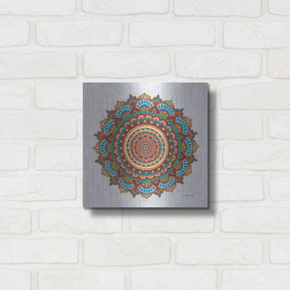 Luxe Metal Art 'Mandala Dream' by James Wiens, Metal Wall Art,12x12