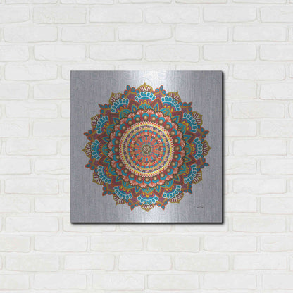 Luxe Metal Art 'Mandala Dream' by James Wiens, Metal Wall Art,24x24