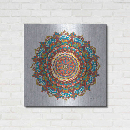 Luxe Metal Art 'Mandala Dream' by James Wiens, Metal Wall Art,36x36