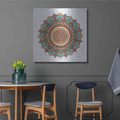 Luxe Metal Art 'Mandala Dream' by James Wiens, Metal Wall Art,36x36