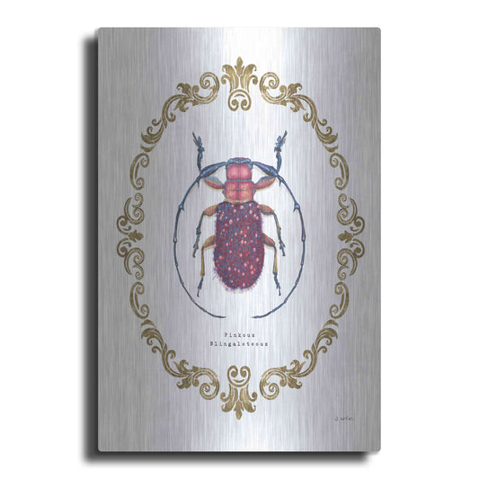 Luxe Metal Art 'Adorning Coleoptera II' by James Wiens, Metal Wall Art