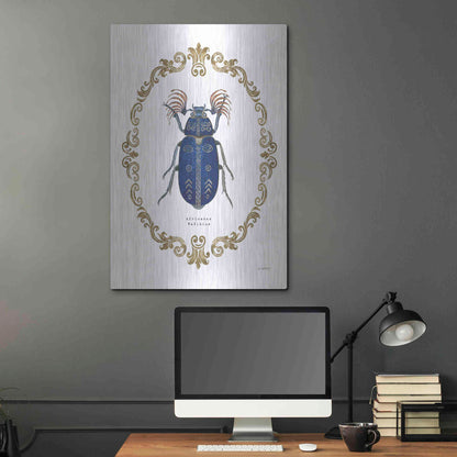Luxe Metal Art 'Adorning Coleoptera III' by James Wiens, Metal Wall Art,24x36