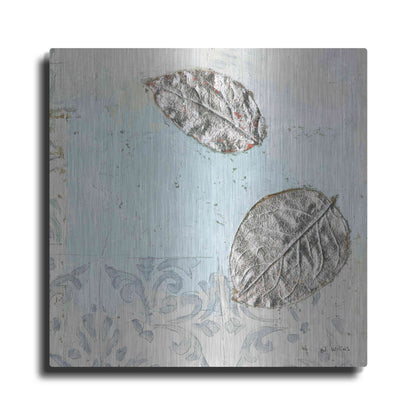 Luxe Metal Art 'Gracefully Blue II' by James Wiens, Metal Wall Art