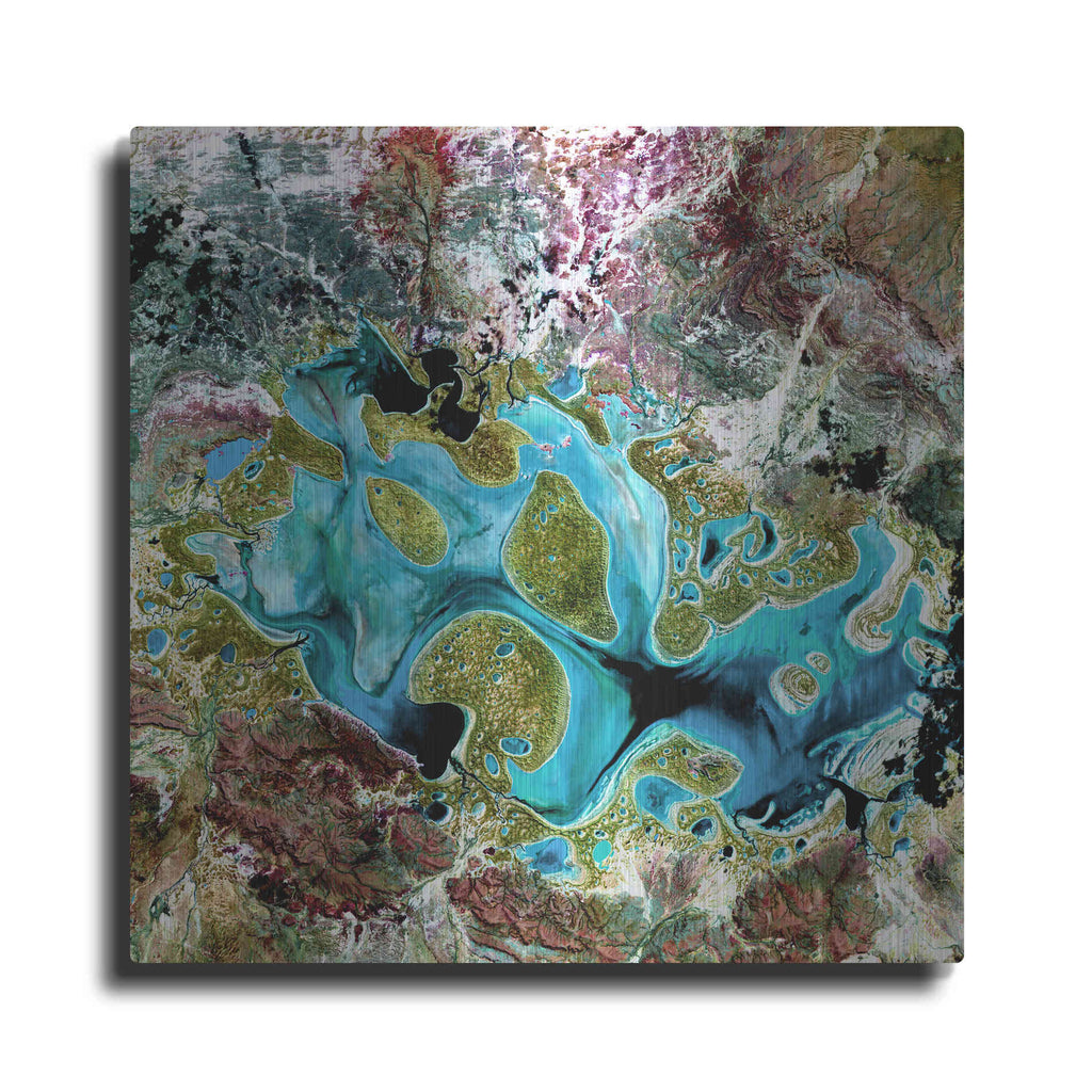 Luxe Metal Art 'Earth As Art: Carnegie,', Metal Wall Art