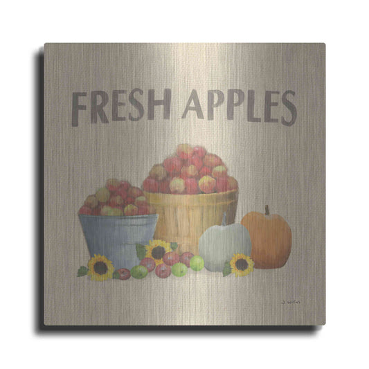 Luxe Metal Art 'Heartland Harvest Moments III' by James Wiens, Metal Wall Art