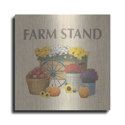 Luxe Metal Art 'Heartland Harvest Moments VI' by James Wiens, Metal Wall Art