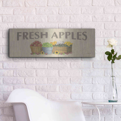 Luxe Metal Art 'Heartland Harvest Moments VII' by James Wiens, Metal Wall Art,36x12
