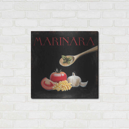 Luxe Metal Art 'Italian Cuisine IV' by Marco Fabiano, Metal Wall Art,24x24