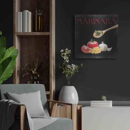 Luxe Metal Art 'Italian Cuisine IV' by Marco Fabiano, Metal Wall Art,24x24