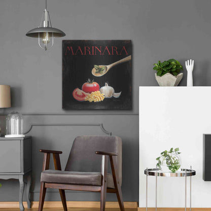 Luxe Metal Art 'Italian Cuisine IV' by Marco Fabiano, Metal Wall Art,24x24