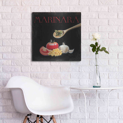 Luxe Metal Art 'Italian Cuisine IV' by Marco Fabiano, Metal Wall Art,24x24