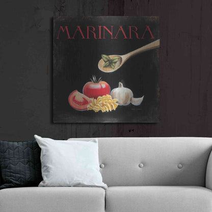 Luxe Metal Art 'Italian Cuisine IV' by Marco Fabiano, Metal Wall Art,36x36